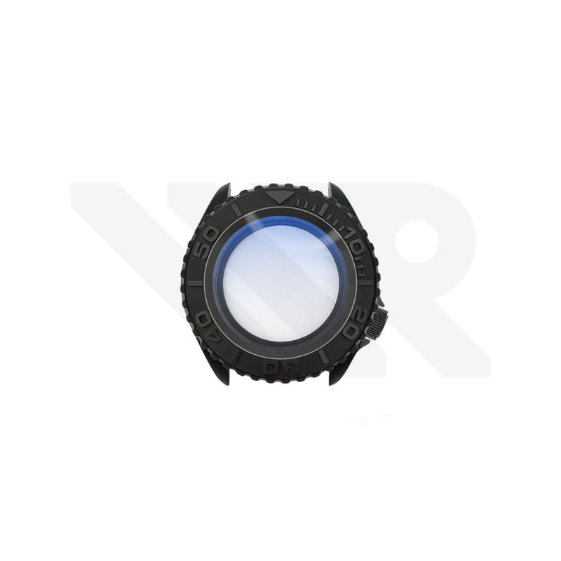 Sandblasted Black SKX Case Set for Seiko Mod: Black Yacthmaster Style