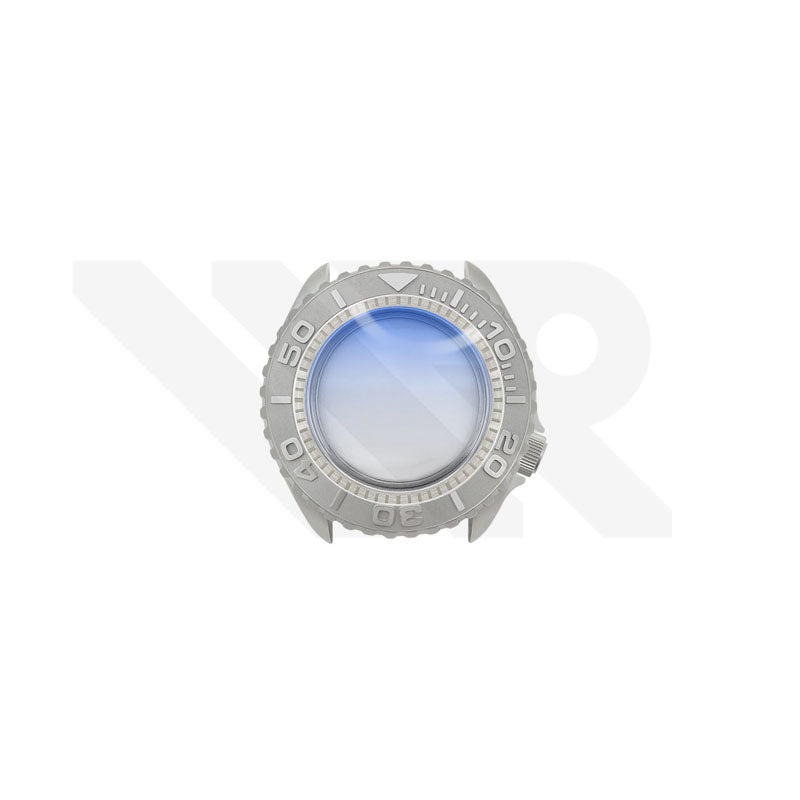 Sandblasted Silver SKX Case Set for Seiko Mod: Silver Yachtmaster Style
