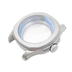 Nautilus Sandblasted Case Set for Seiko Mod: Silver