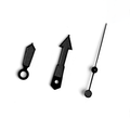 SKX Watch Hands for Seiko Mod: Black
