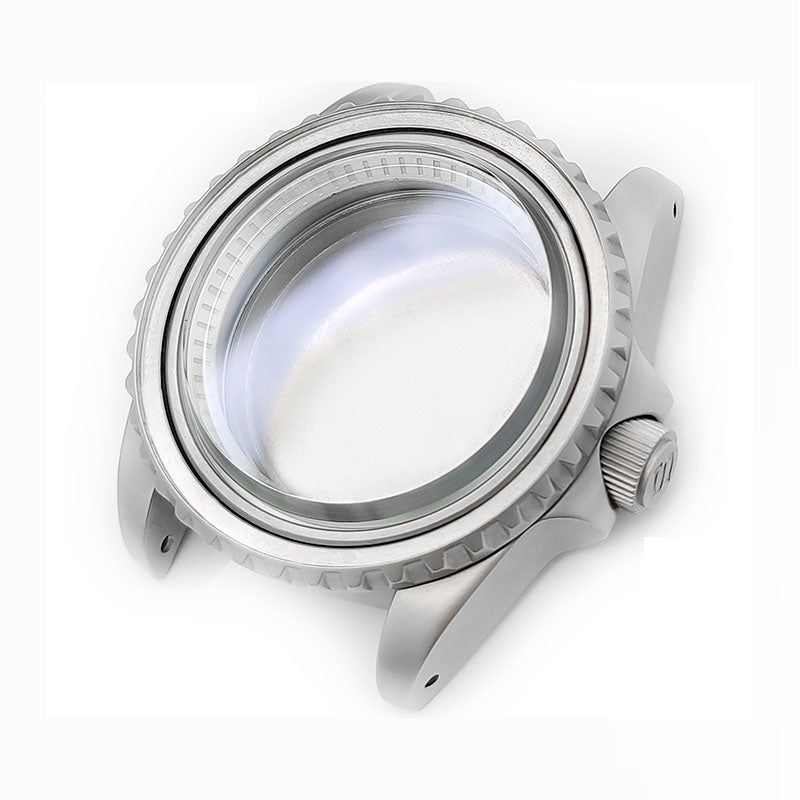 SKX SUB Sandblasted Case Set for Seiko Mod: Silver