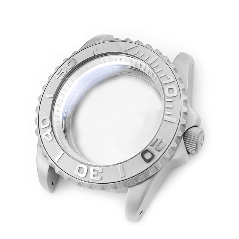 YM Oyster Style Sandblasted Case Set for Seiko SKX / SRPD Mod: Silver