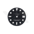 Carbon Fiber Dial for Seiko NH34 GMT Mod - Black Dial Blue GMT