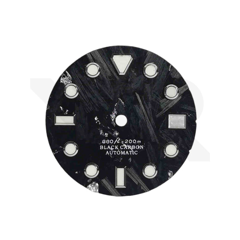 Carbon Fiber Dial for Seiko Mod - Silver Foil – WR Accessories