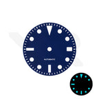 Retro Sub Diver Dial for Seiko Mod: Matte Navy with Date