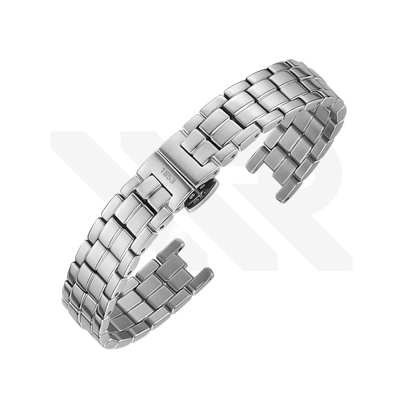 Ersatzarmband aus Edelstahl, kompatibel mit Tissot Flamingo T094210A