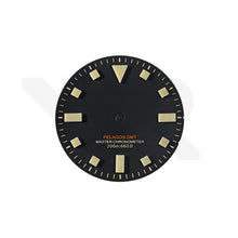 Load image into Gallery viewer, Pelagos No-Date GMT Thick Lume Indices Dial for Seiko NH34 Mod: Matte Black
