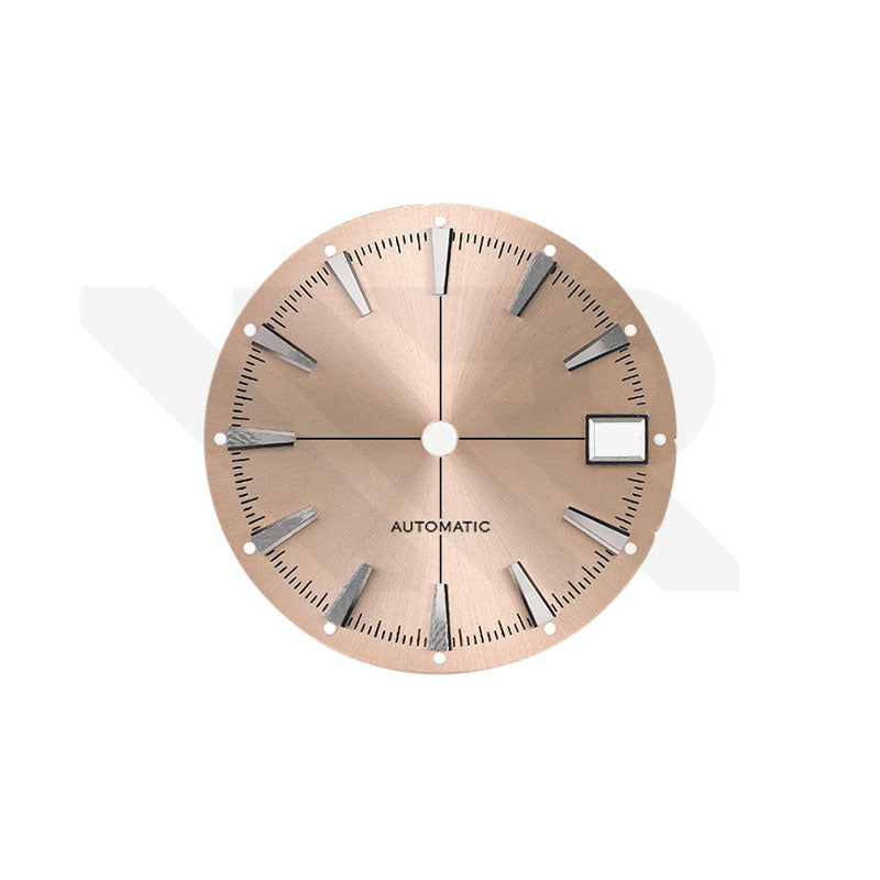 Gentleman-Zifferblatt mit Sonnenschliff für Seiko Modell: Champagnergold