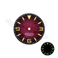 Seigaiha Japanese Wave Dial for Seiko Mod: Fumed Purple