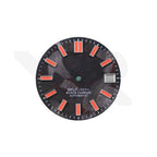 Carbon Fiber Dial for Seiko Mod - Red Luminous