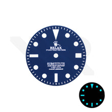 Load image into Gallery viewer, Retro Style Relax Dial for Seiko Mod: Matte Navy with Date
