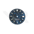 Rock Grain Carbon Fiber Dial for Seiko Mod : Black Blue