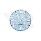 Sea of Cloud GS Dial for Seiko Mod: Icy Blue with GS Indices