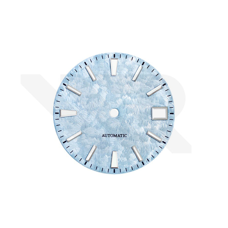 Sea of Cloud GS Dial for Seiko Mod: Icy Blue with GS Indices