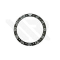 Carbon Grain GMT-24 Ceramic Sloped Bezel Insert for SKX007 / SKX009 / SRPD - Black/Silver