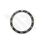 Carbon Grain GMT-24 Ceramic Sloped Bezel Insert for SKX007 / SKX009 / SRPD - Black/Silver