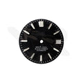 Carbon Fiber Dial for Seiko Mod: Silver GS Indices