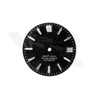 Carbon Fiber Dial for Seiko Mod: Silver GS Indices