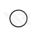 Aluminium Black Bezel Insert Compatible with Omega Speedmaster: Silver