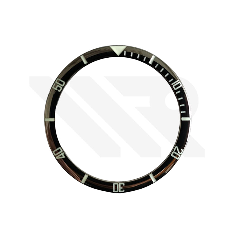 Ceramic Curved Bezel Insert for Seiko Prospex Turtle SRP773 / SRP 777 / SRPA21 Turtle Mod: Black Sub