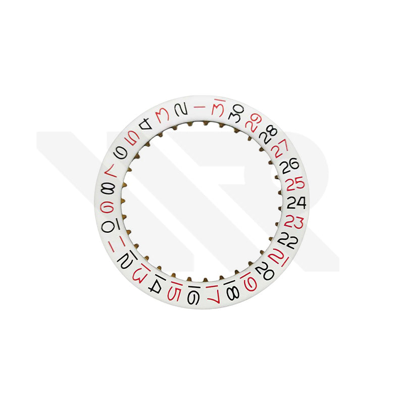 Date Disc for ETA-2824 Automatic Movement - Red White Roulette