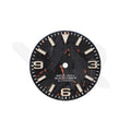 Rose Gold Foil Carbon Fiber Dial for Seiko Mod - Explorer Style Rose Gold Indices