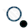 Sea Master Style Ceramic Sloped Bezel Inserts for SKX/SRPD Seiko Mod: Blue