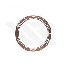 Load image into Gallery viewer, Seamaster SM300 Style Matte Finished Ceramic Sloped Bezel Inserts for SKX007 / SRPD Seiko Mod: Brown
