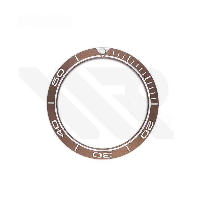 Seamaster SM300 Style Matte Finished Ceramic Sloped Bezel Inserts for SKX007 / SRPD Seiko Mod: Brown