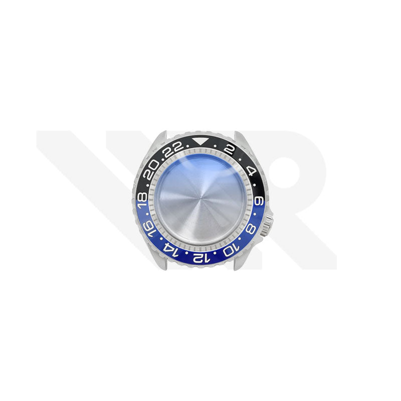 Polished Silver SKX Case Set for Seiko Mod: Batman GMT Master Style