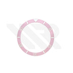 SUB Style Ceramic Sloped Bezel Insert for SKX/SRPD: Pink/White