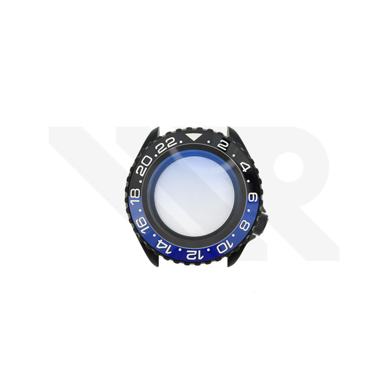 Sandblasted Black SKX Case Set for Seiko Mod: Batman GMT Master Style