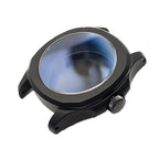 Nautilus Sandblasted Case Set for Seiko Mod: Black