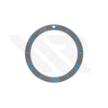 Seiko Style Diver Ceramic Flat Bezel Insert for SKX / SRPD - Gray-Blue