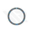 Seiko Style Diver Ceramic Flat Bezel Insert for SKX / SRPD - Gray-Blue