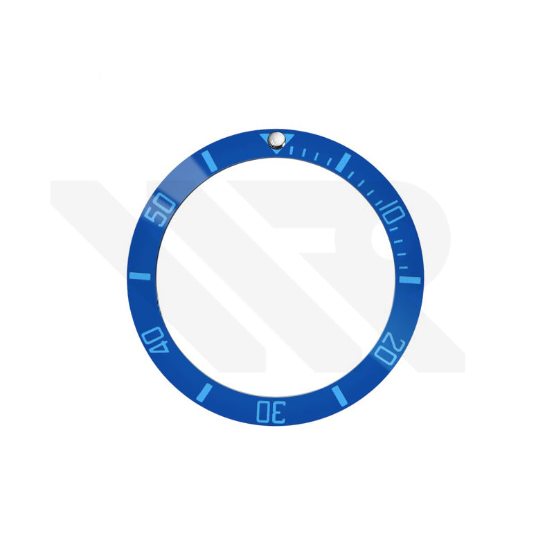 Sub Style Ceramic Sloped Bezel Insert for SKX/SRPD: Blue-Blue