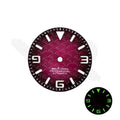 Seigaiha Japanese Wave Dial for Seiko Mod: Fumed Purple