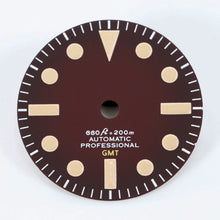 Load image into Gallery viewer, GMT Matte Dial for Seiko NH34 Mod
