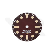 Carica l&#39;immagine nel visualizzatore di Gallery, Tropical GMT Matte Dial for Seiko NH34 Mod
