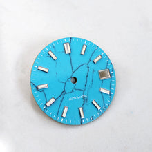 Load image into Gallery viewer, Malachite Turquoise Dial for Seiko Mod
