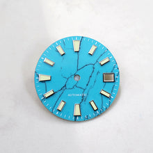 Load image into Gallery viewer, Malachite Turquoise Dial for Seiko Mod
