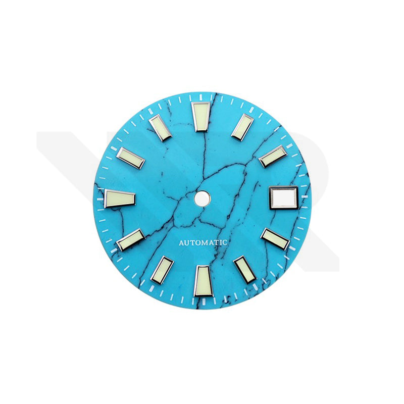 Malachite Turquoise Dial for Seiko Mod