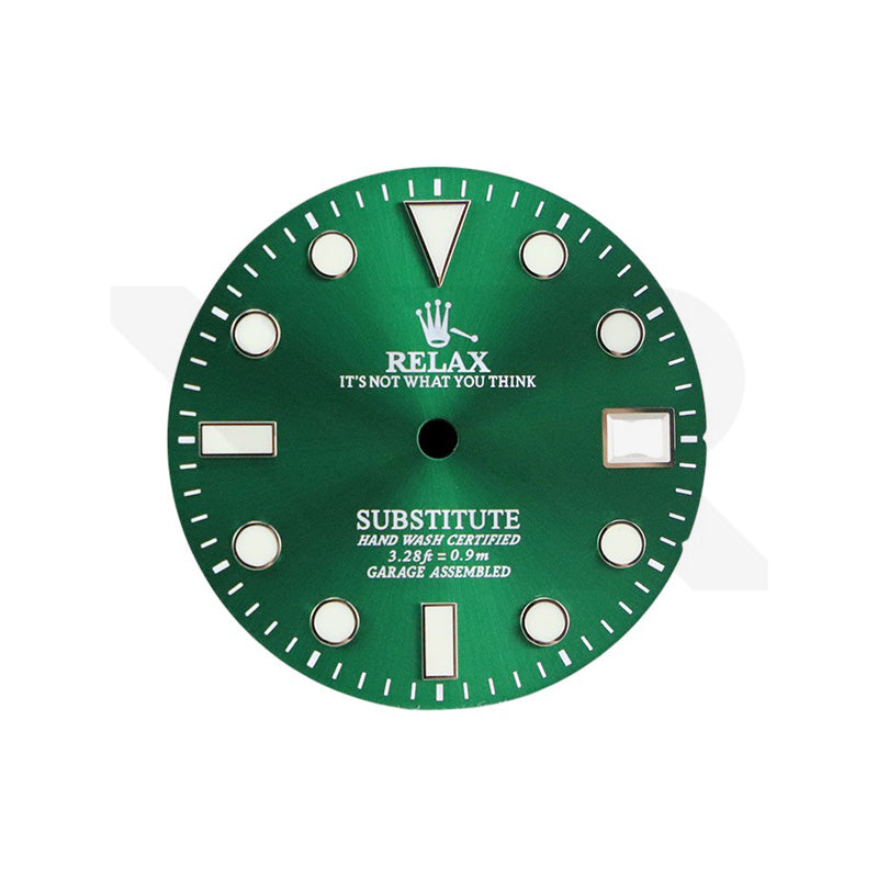 Relax Dial for Seiko Mod: Sunburst Green