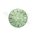GS Shunbun Style Spring Green Dial for Seiko Mod: Silver GS Style Indices