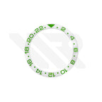 GMT-24 Ceramic Sloped Bezel Insert for SKX/SRPD - White/Green