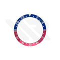 Vintage GMT Style Aluminium Sloped Bezel Insert for SKX007 /SRPD - Pepsi