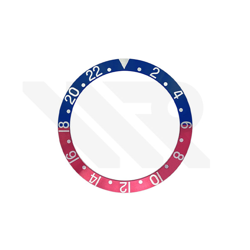 Vintage GMT Style Aluminium Sloped Bezel Insert for SKX007 /SRPD - Pepsi