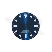 Load image into Gallery viewer, Pelagos No-Date Thick Lume Indices Dial for Seiko Mod: Sunburst Blue
