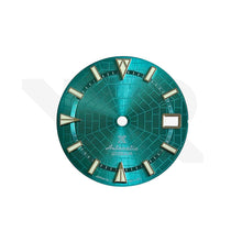 Lade das Bild in den Galerie-Viewer, Sunburst Spider Web Dial for Seiko Mod - Turquoise
