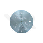Relax Sunburst Dial V2 for Seiko Mod: Icy Blue / White